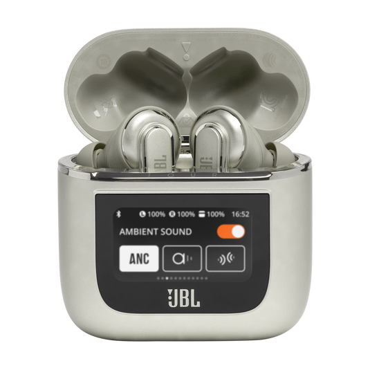 JBL Tour Pro 2 - Champagne - True wireless Noise Cancelling earbuds - Detailshot 5 image number null